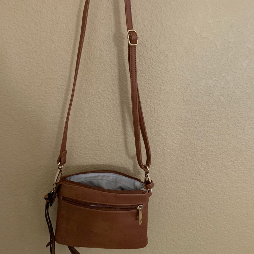 Brown Basic Crossbody/ Shoulder Bag - image 2